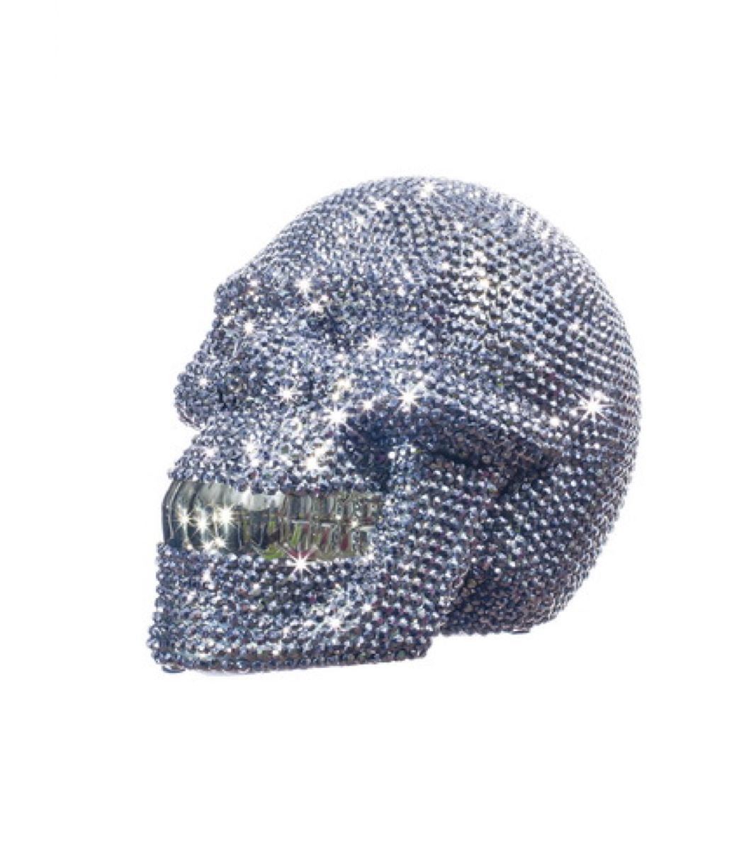 Rhinestone Skull Bank