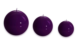 Purple Sphere Candles