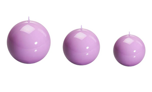 Lilac Sphere Candles