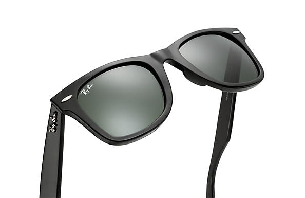 Lunettes de soleil Wayfarer noires