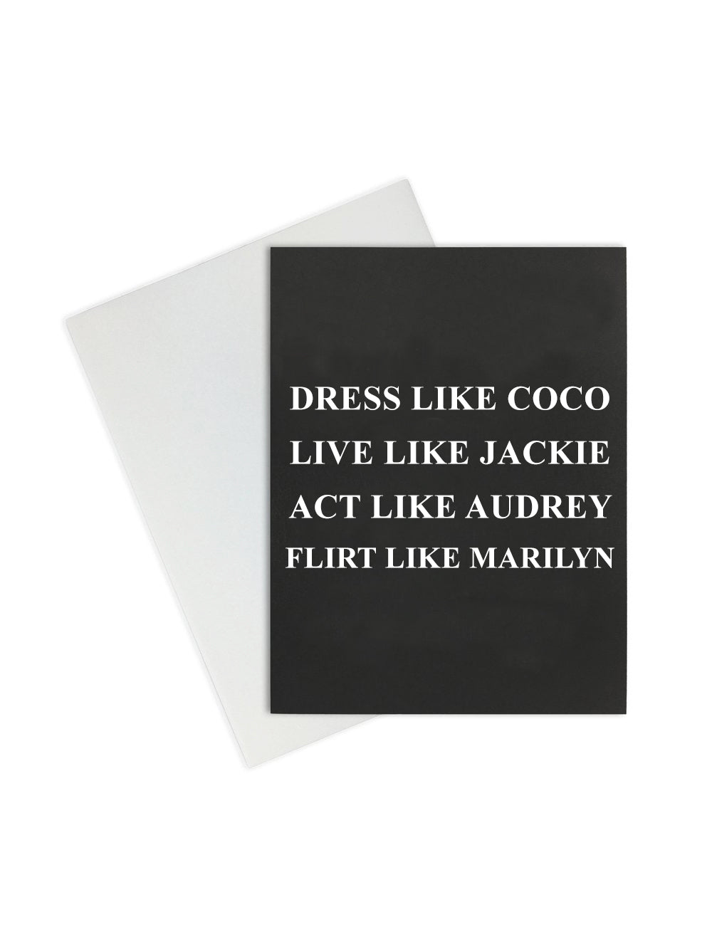 Flirt Like Marilyn Card