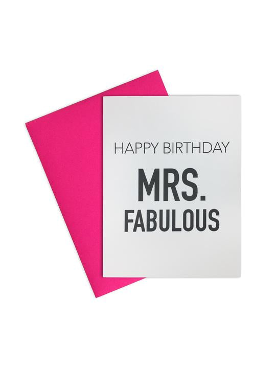 Happy Birthday Mrs. Fabulous