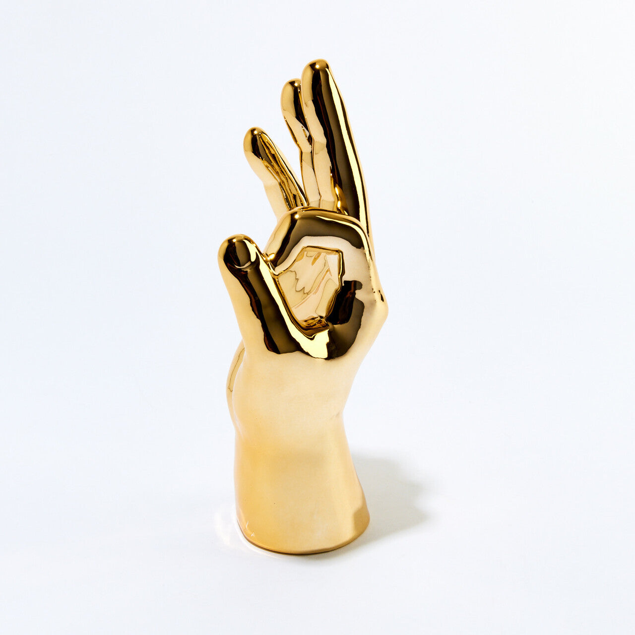 Gold "OK" Fingers