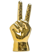 Gold Peace Fingers
