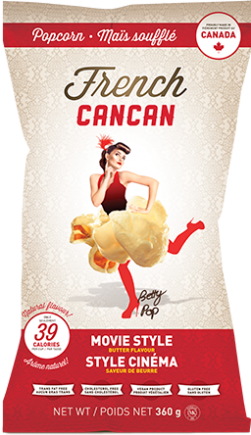 Popcorn French Cancan façon film